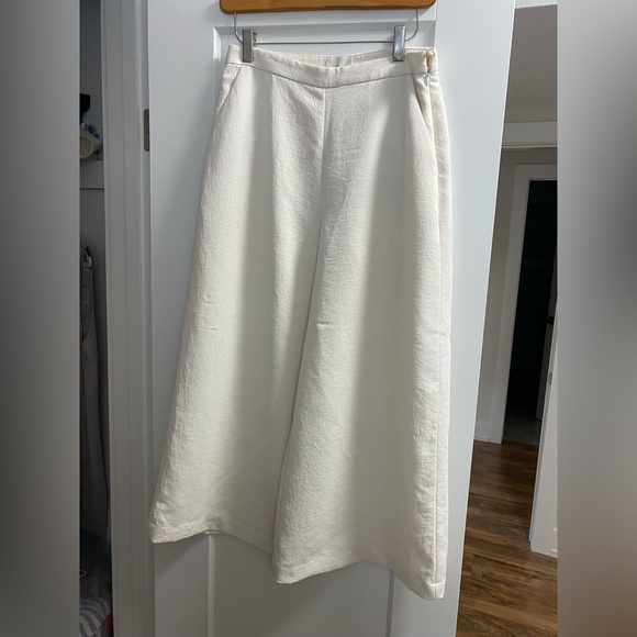 Wilfred size 8 CREAM wide leg - Picture 1 of 3